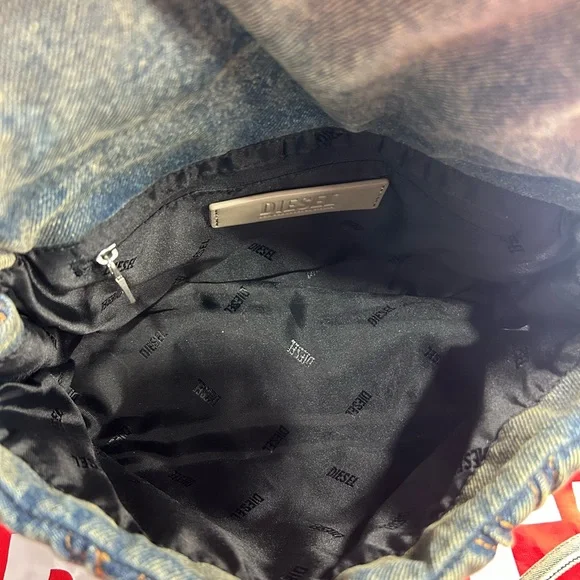 Diesel Quilted Denim Shoulder Bag (medium) - Picture 3 of 4